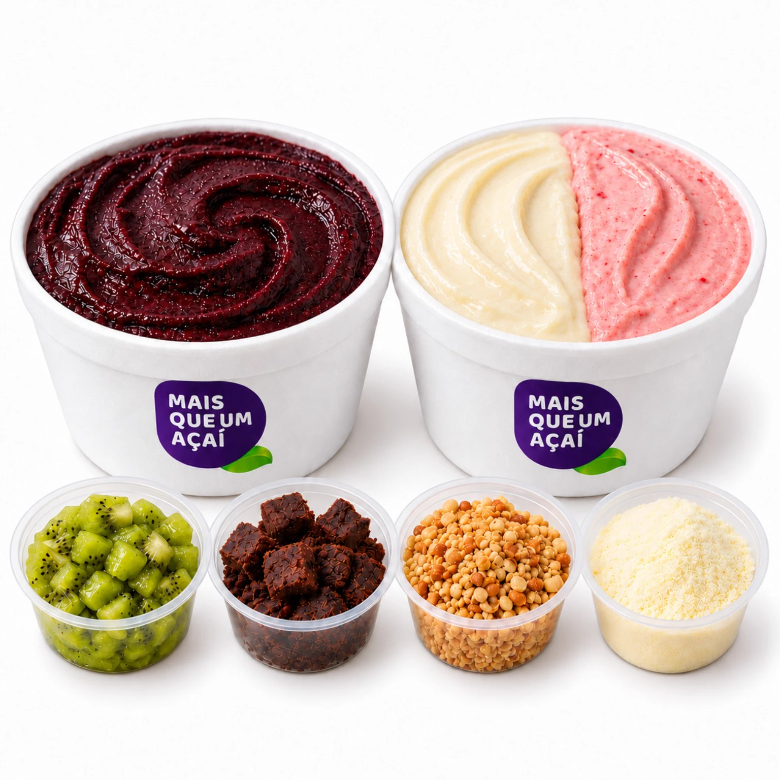 Combo 1kg Açaí + 2 Cremes